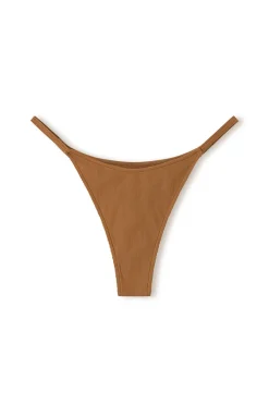 Zulu & Zephyr Almond Rib Curve Thong Cheap