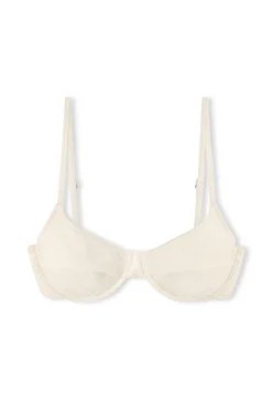 Zulu & Zephyr Balconette Bra Cup Top - Coconut Cheap
