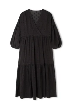 Zulu & Zephyr Black Dobby Dress Sale