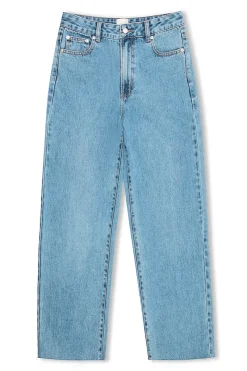 Zulu & Zephyr Blue Wash Mid Rise Recycled Denim Jean Flash Sale