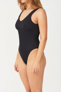 Zulu & Zephyr Bralette One Piece - Black Best Sale