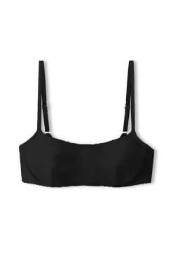 Zulu & Zephyr Bralette Top - Black Clearance
