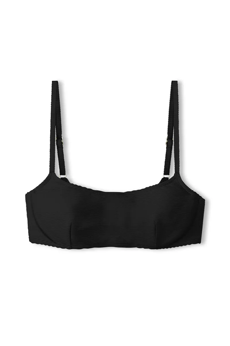 Zulu & Zephyr Bralette Top - Black Clearance