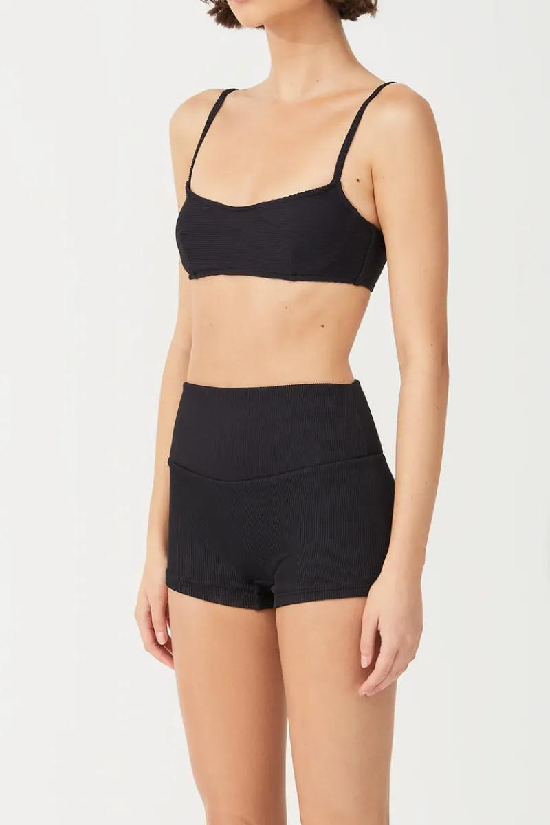 Zulu & Zephyr Bralette Top - Black Clearance