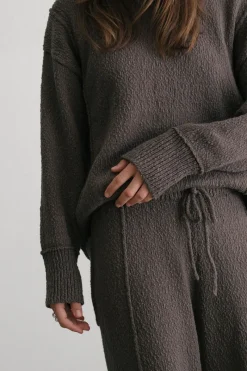 Zulu & Zephyr Charcoal Boucle Jogger Clearance