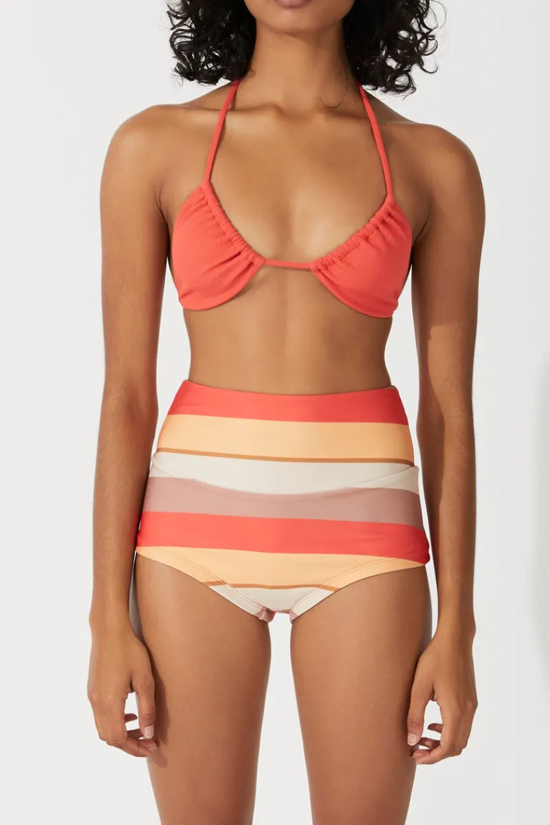 Zulu & Zephyr Chilli Halter Top Cheap