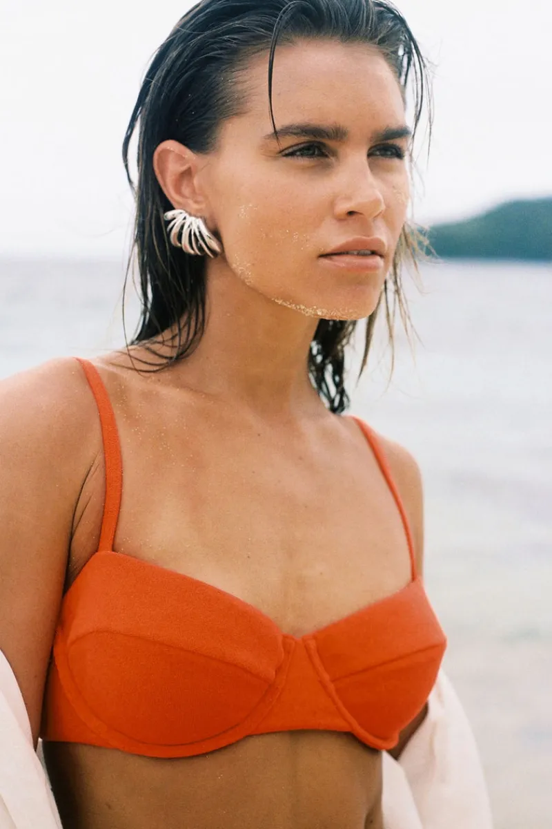 Zulu & Zephyr Chilli Pepper Towelling Bra Cup Fashion