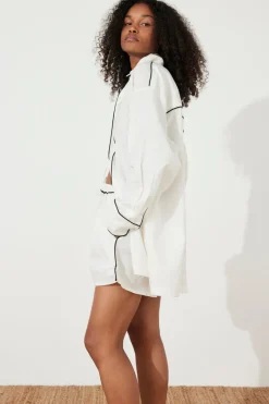 Zulu & Zephyr Coconut Contrast Short Cheap