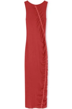 Zulu & Zephyr Contrast Knit Dress - Red Best