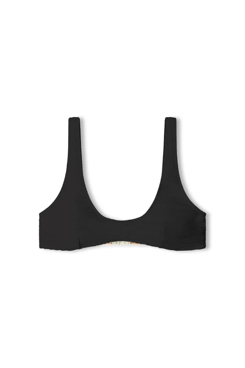 Zulu & Zephyr Crop Bralette Top - Black Store