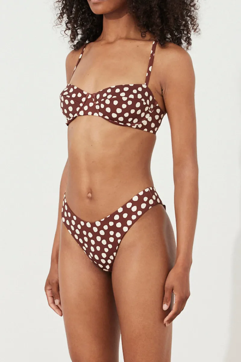 Zulu & Zephyr Currant Spot Bra Cup Clearance