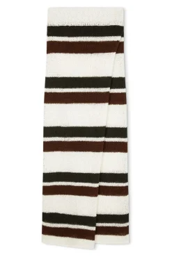 Zulu & Zephyr Earth Stripe Cotton Blend Knit Skirt Cheap
