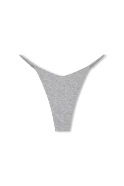 Zulu & Zephyr Grey Marle Curve Thong Brief Discount
