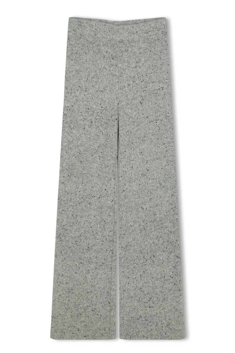 Zulu & Zephyr Grey Mist Rws Merino Wool Blend Knit Pant New