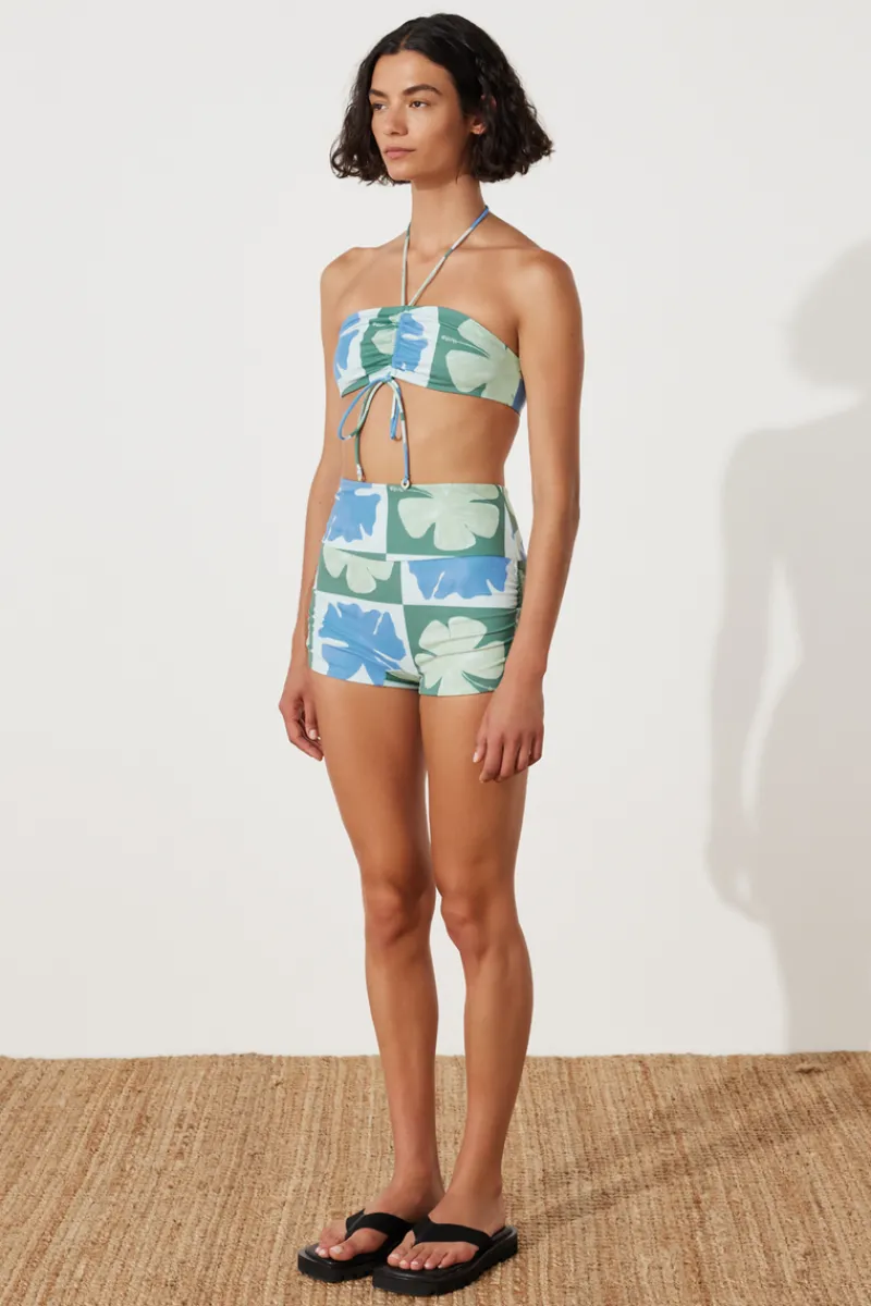 Zulu & Zephyr Hibiscus Halter Top New