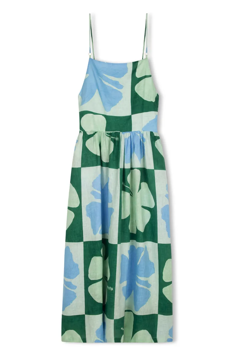 Zulu & Zephyr Hibiscus Linen Dress Store