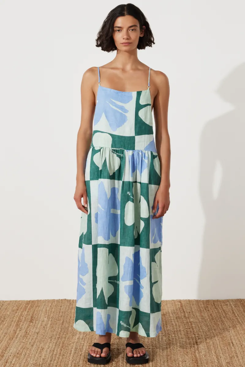 Zulu & Zephyr Hibiscus Linen Dress Store