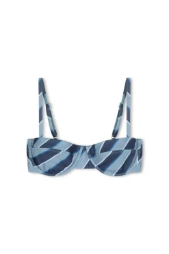 Zulu & Zephyr Horizon Stripe Textured Balconette Bra Cup Online