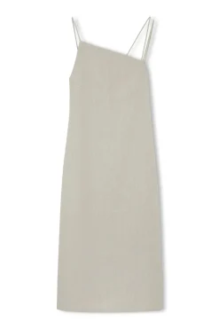 Zulu & Zephyr Husk Contrast Linen Dress Best