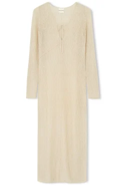 Zulu & Zephyr Husk Lattice Knit Dress Store