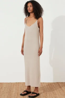 Zulu & Zephyr Husk Rib Knit Dress Clearance