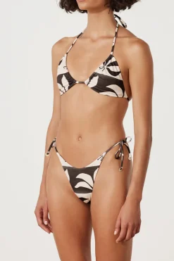 Zulu & Zephyr Iris Palm Halter Top Sale