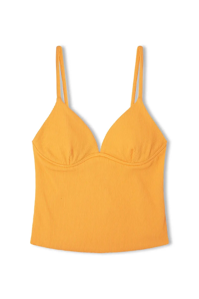 Zulu & Zephyr Mandarin Rib Tankini Top Online