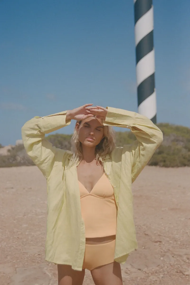 Zulu & Zephyr Mandarin Rib Tankini Top Online