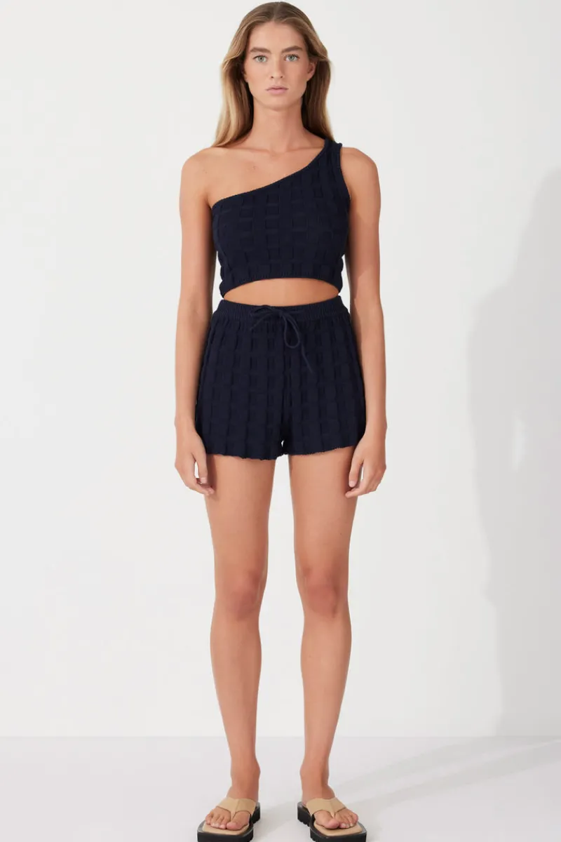 Zulu & Zephyr Midnight Textured Knit Short Best Sale