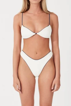 Zulu & Zephyr Milk Textured Curve Thong Brief Best