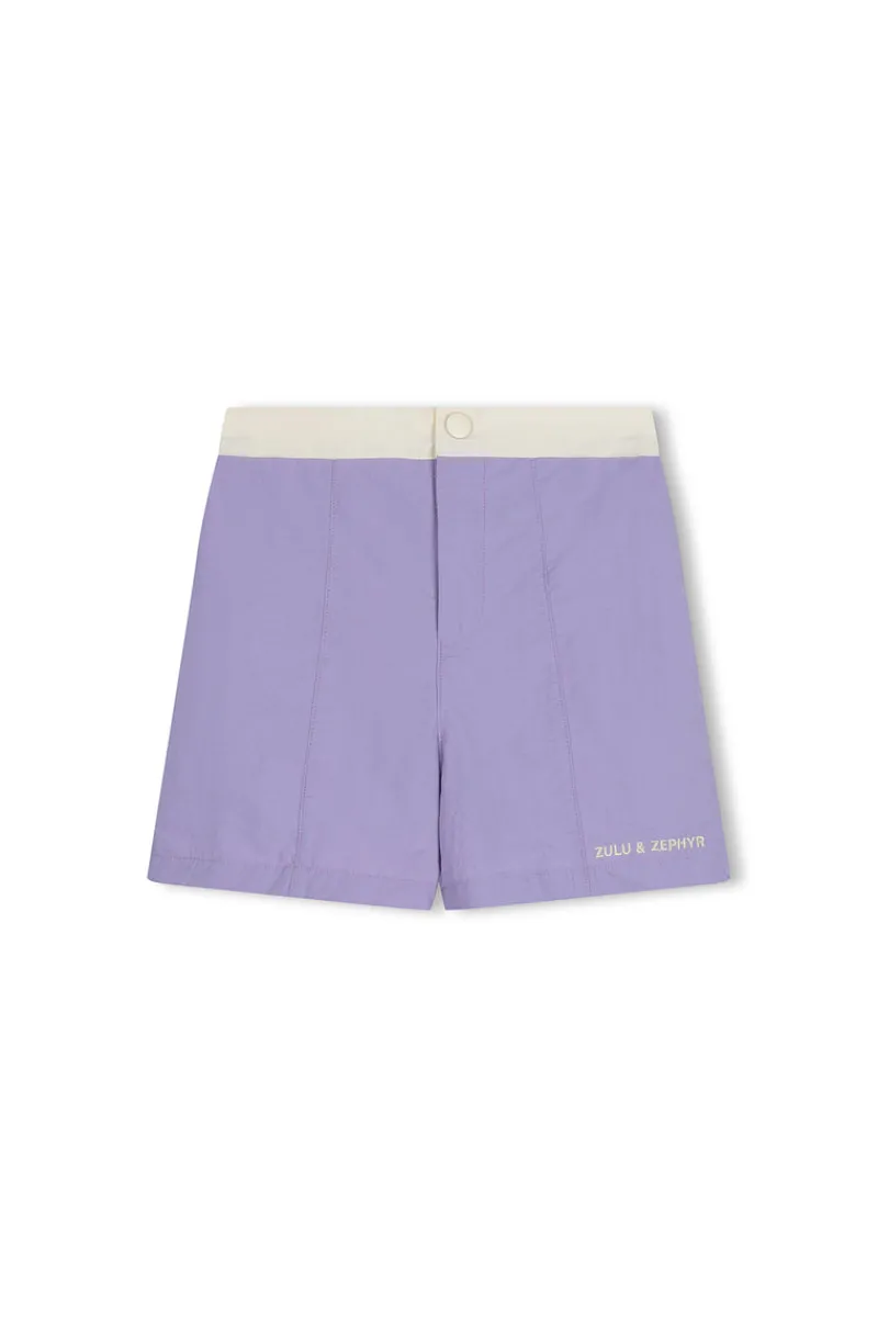Zulu & Zephyr Mini Eco Nylon Board Short - Grape Cheap