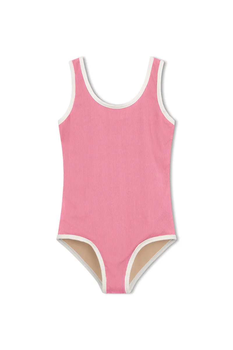 Zulu & Zephyr Mini Scoop One Piece - Flamingo Pink Best Sale