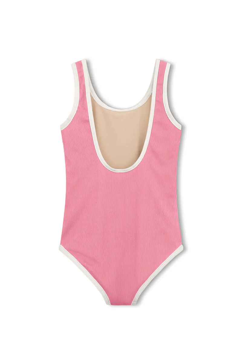 Zulu & Zephyr Mini Scoop One Piece - Flamingo Pink Best Sale