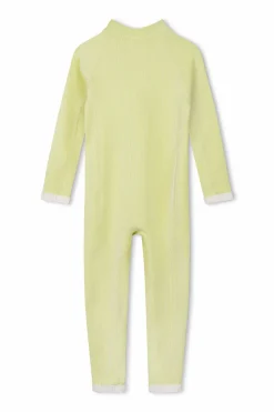 Zulu & Zephyr Mini Stripe Rib Full Surf Suit - Citrus Cheap