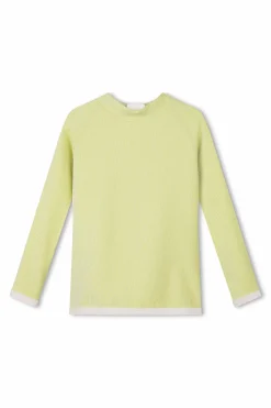 Zulu & Zephyr Mini Stripe Rib Rashie - Citrus Flash Sale