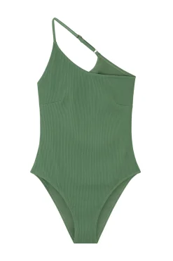 Zulu & Zephyr Myrtle Rib Asymmetric One Piece Discount