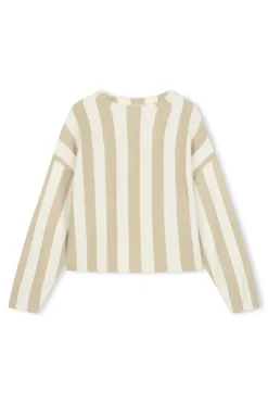 Zulu & Zephyr Natural Stripe Knit Jumper Sale