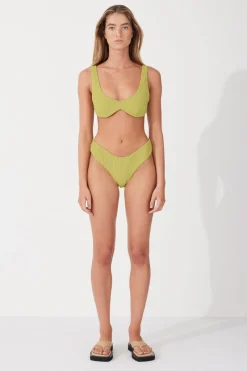 Zulu & Zephyr Olive Cord Towelling Curve Brief Best