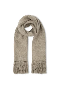 Zulu & Zephyr Olive Merino Wool Blend Knit Scarf Online
