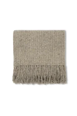 Zulu & Zephyr Olive Merino Wool Blend Knit Scarf Online