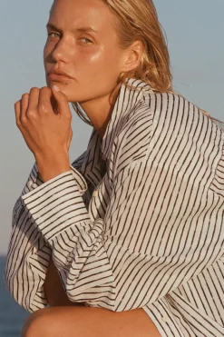 Zulu & Zephyr Paint Stripe Shirt Outlet