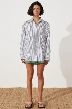 Zulu & Zephyr Paint Stripe Shirt Outlet