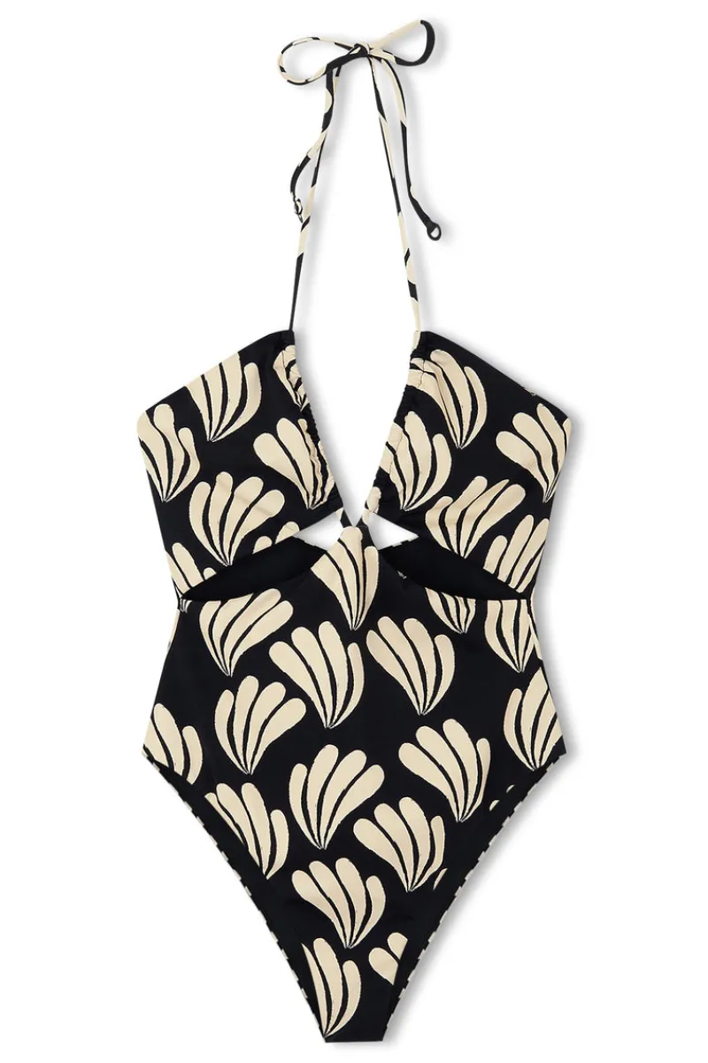 Zulu & Zephyr Palm Cut Out One Piece Online