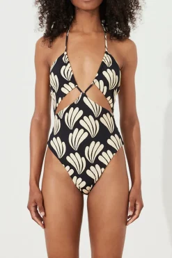 Zulu & Zephyr Palm Cut Out One Piece Online