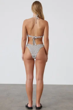 Zulu & Zephyr Pecan Halter Bralette Discount