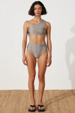 Zulu & Zephyr Pewter Rib Top Fashion