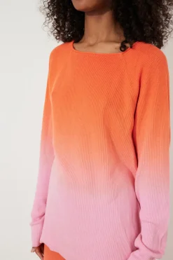 Zulu & Zephyr Pink Ombre Merino Blend Knit Top Shop