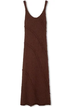 Zulu & Zephyr Plum Boucle Knit Dress Shop