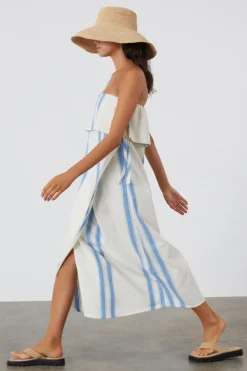 Zulu & Zephyr Raffia Wide Brim Hat - Natural Flash Sale