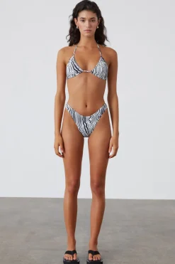 Zulu & Zephyr Ripple Stripe Halter Top Flash Sale